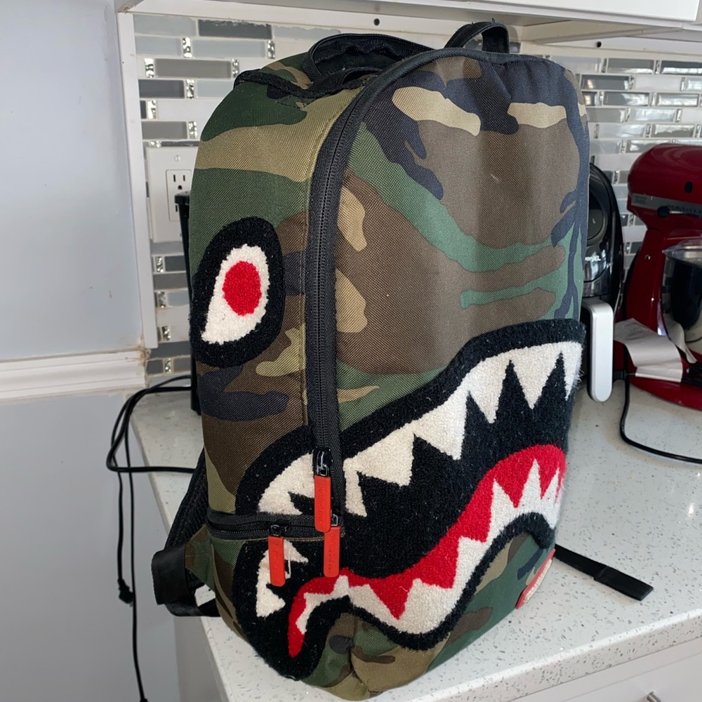 limited edition chenille sprayground shark bag